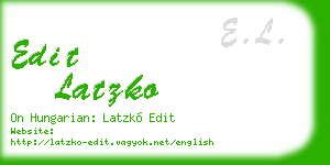 edit latzko business card